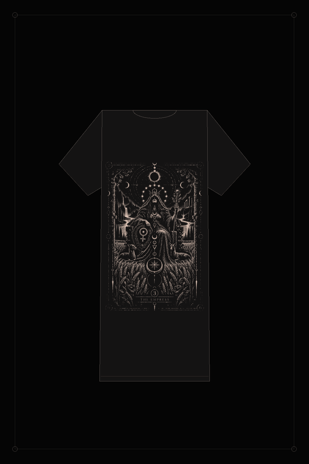 NS-T03 THE EMPRESS — T-shirt, back
