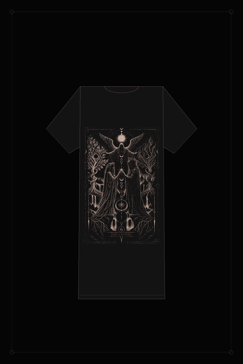 NS-T06 THE LOVERS — T-shirt, back