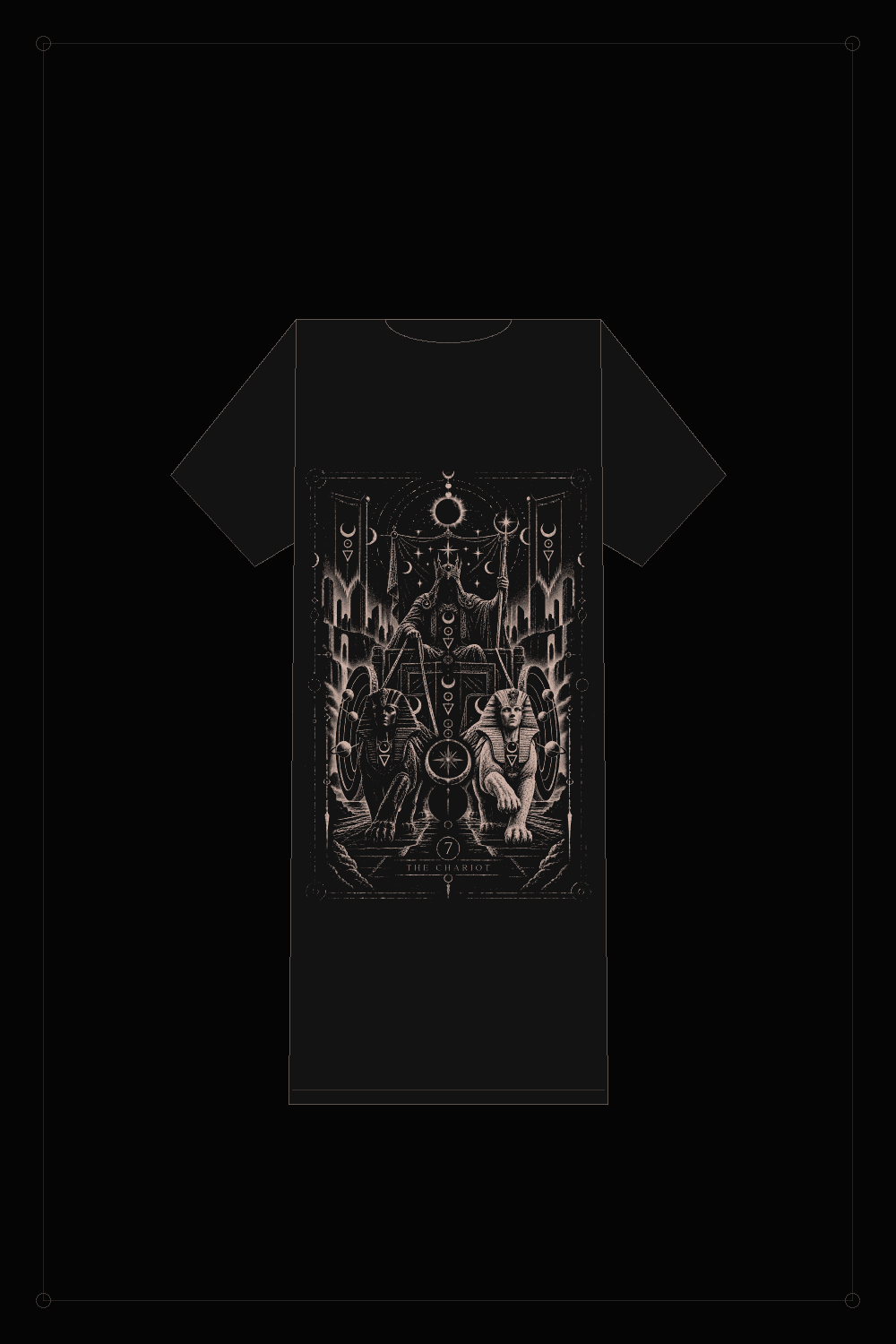 NS-T07 THE CHARIOT — T-shirt, back