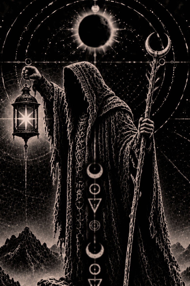 NS-T09 THE HERMIT — T-shirt, detail
