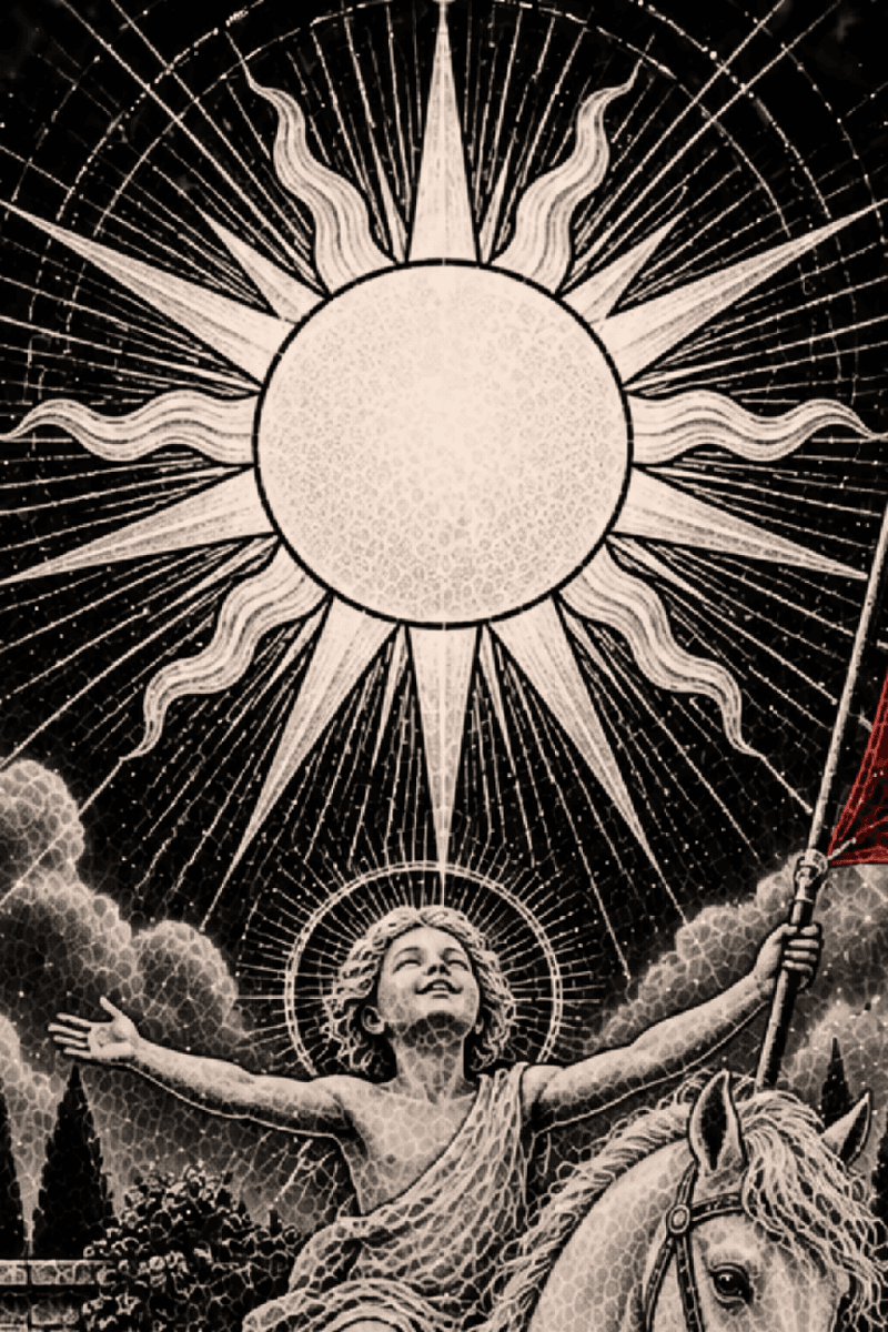 NS-T19 THE SUN — T-shirt, detail