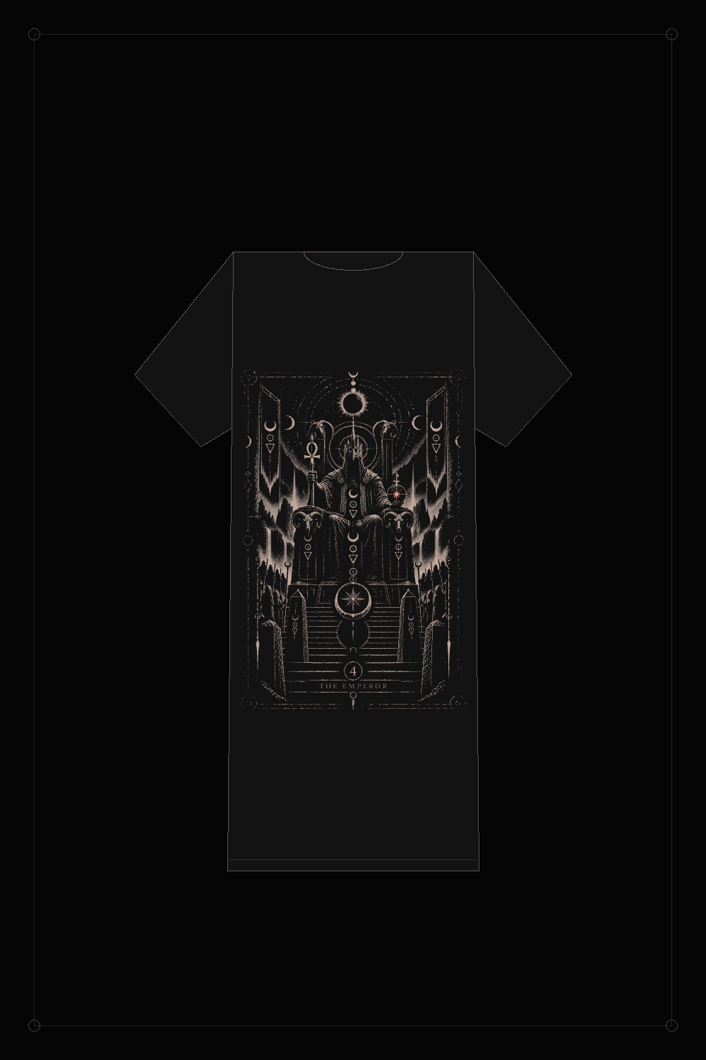 NS-T04 THE EMPEROR — T-shirt, back