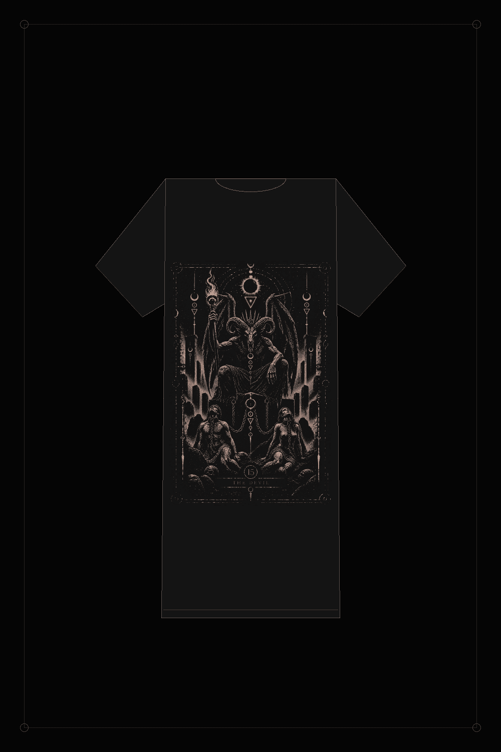 NS-T15 THE DEVIL — T-shirt, back