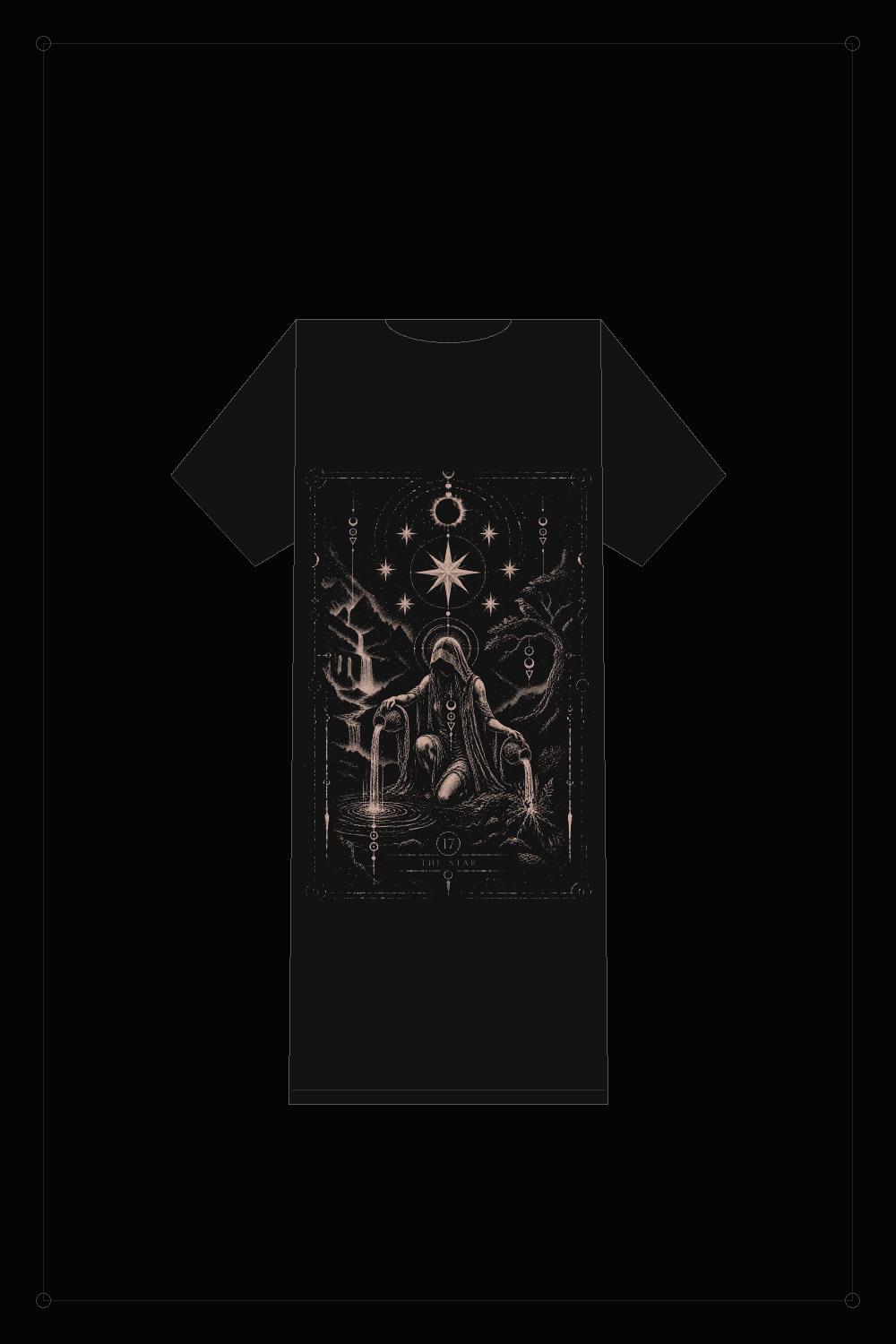 NS-T17 THE STAR — T-shirt, back